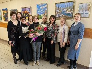 Открытие персональной выставки Валентины Алексеевны Кондратович
Фотограф(ы): А. Г. Шрайберова