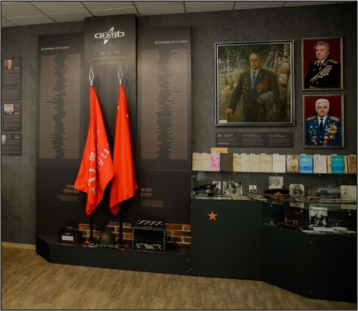 Тематическая экспозиция Музея Совета ветеранов НГТУ НЭТИ