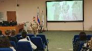 Встреча с Владимиром Дмитриевичем Михальцовым и Евгением Викторовичем Хаваевым
Фотограф(ы): В.В. Угрюмова