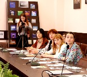 Встреча с представителями Поэтической мастерской ОмГТУ
Фотограф(ы): Н. Ю. Машутина